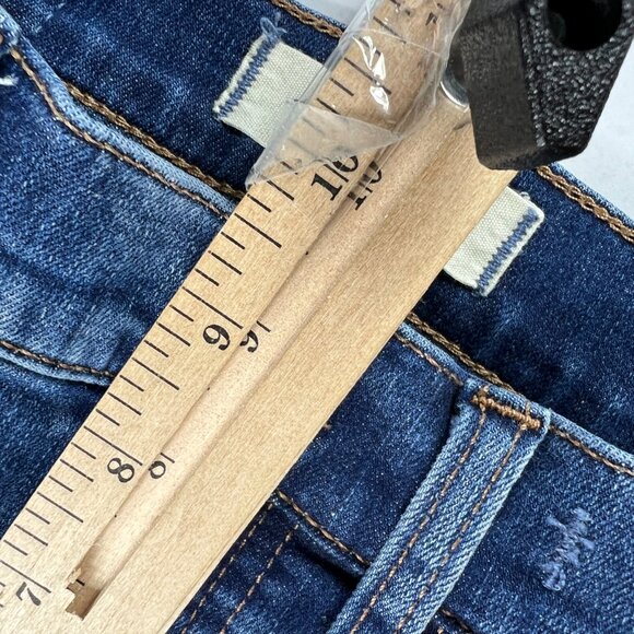 Madewell Jeans Women's 26x24 Cali Demi Boot Cut Cropped Blue Faded Denim Tag 24 - Picture 15 of 16